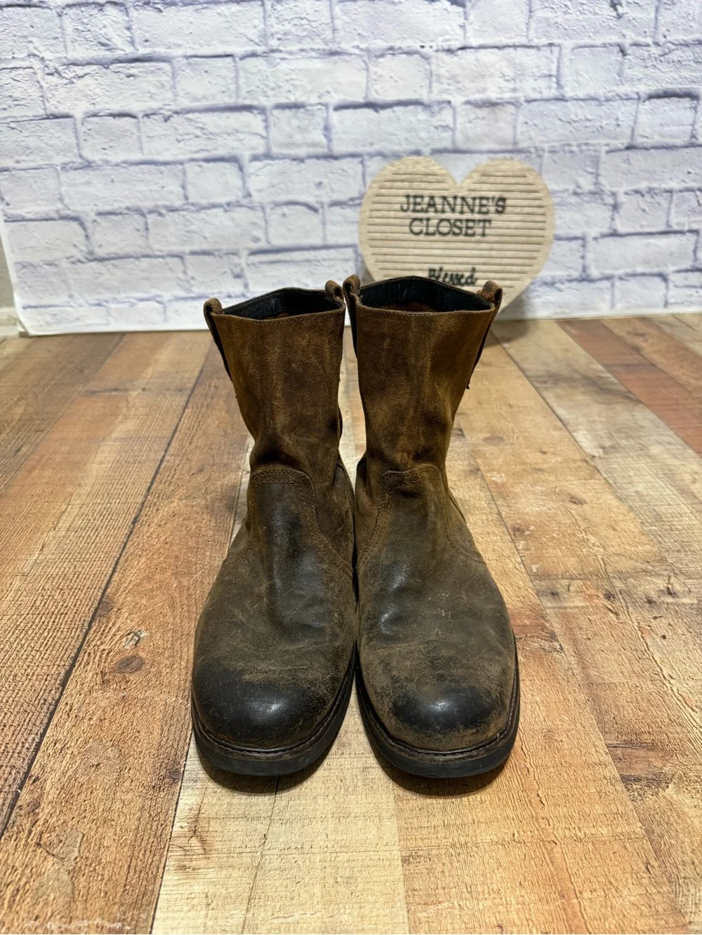 Wolverine Multishox Cowboy Boots Mens Size 13 EW Brown Soft Toe Utility Rodeo